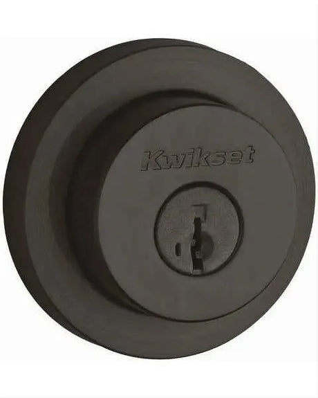 Kwikset 982RDT-26S.DS Single Cylinder Milan Round Rose Deadbolt SmartKey with RCAL Latch and Dual RCS and 5303 Full Lip Strike Bright Chrome