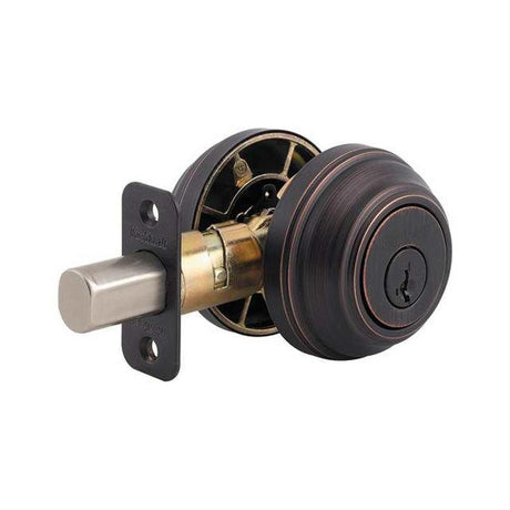 Kwikset 985-11PS.STRKP Double Cylinder Deadbolt Venetian Bronze