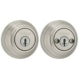 Kwikset 985-15S.STRKP Double Cylinder Deadbolt Satin Nickel