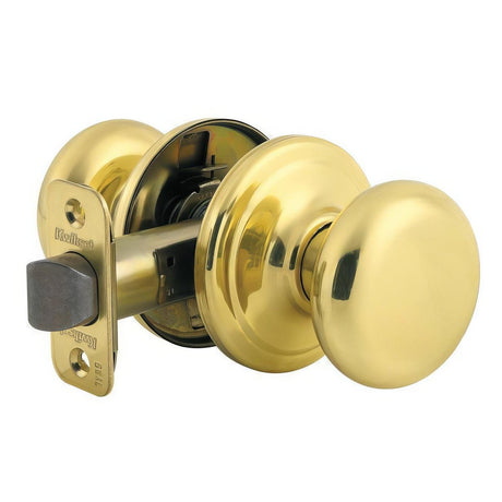 Kwikset CP720J-3 720J Juno Passage Door Knob Bright Brass