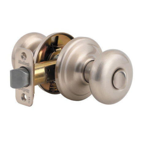 Kwikset CP730J-15 730J Juno Privacy Door Knob Satin Nickel