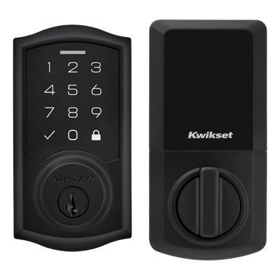 Kwikset SmartCode Electronic Deadbolt with SmartKey in Satin Nickel