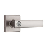 Kwikset 740VDL-15S satin nickel keyed entry lever