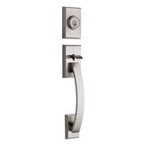 Kwikset 801TVHLIP-15S satin nickel double cylinder handleset