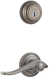 Kwikset 967AVLRH-3S 967AVL-RH-S Avalon Right Hand Double Cylinder Trim Pack Polished Brass