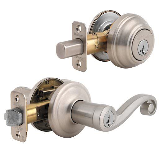 Kwikset 991LL-15S-BV1 satin nickel single cylinder deadbolt