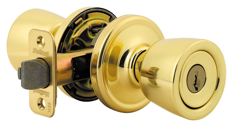 Kwikset 744A-26D satin chrome keyed classroom door knob