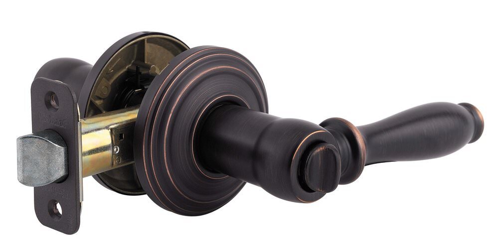 Kwikset 730ADL-11P venetian bronze privacy door lever