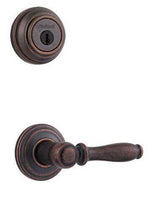 Kwikset 967ADL-501S-S Ashfield Double Cylinder Trim Pack Rustic Bronze