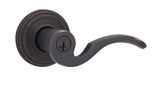Kwikset 740BRL-S keyed entry lever