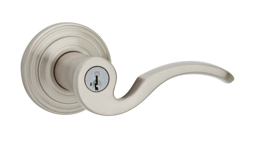 Kwikset 740BRL-S keyed entry lever
