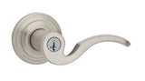 Kwikset 740BRL-S keyed entry lever