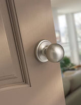 Kwikset 720CA-15AGC antique nickel passage door knob