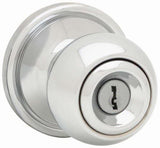 Kwikset 740CA-15SGC satin nickel keyed entry door knob