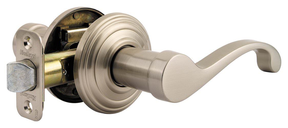 Kwikset 720CHL-15 satin nickel passage door lever