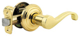 Kwikset 720CHL-5 antique brass passage door lever