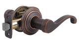 Kwikset 720CHL-501 rustic bronze passage door lever