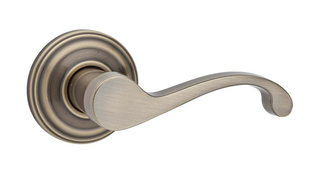 Kwikset 720CHL-3 polished brass passage door lever