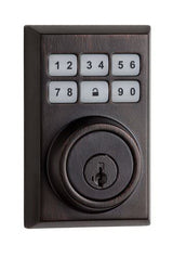 Kwikset 909CNT-11PS venetian bronze keyless entry deadbolt
