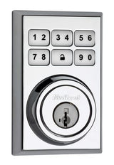 Kwikset 909CNT-15S satin nickel keyless entry deadbolt