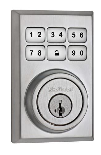 Kwikset 909CNT-26S polished chrome keyless entry deadbolt