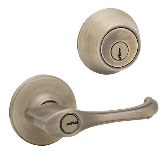 Kwikset 605DNL-11PV1 venetian bronze interior pack double cylinder