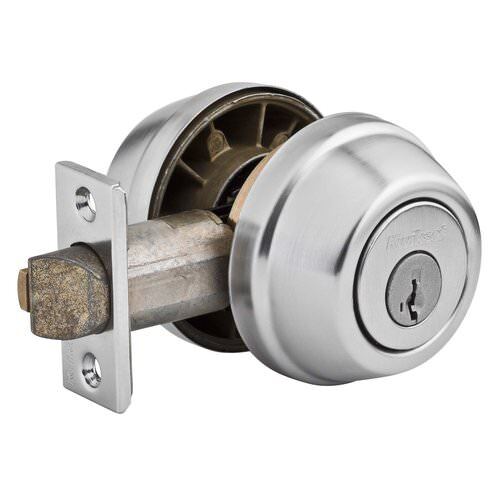 Kwikset 598-26DSV1 satin chrome single cylinder deadbolt