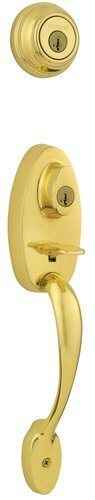 Kwikset 553GN-LIP-S single cylinder handleset