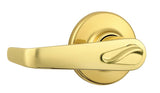 Kwikset 300KNL-3G2 polished brass privacy door lever