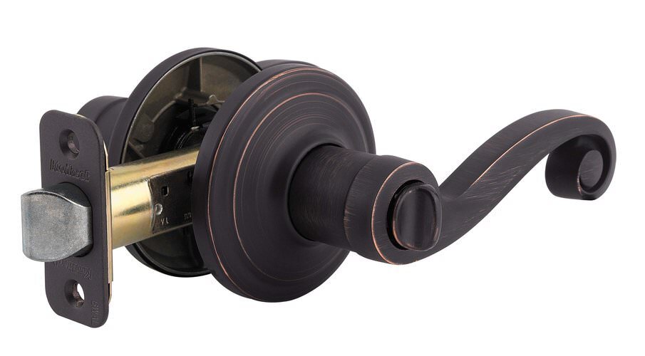 Kwikset 730LL-15V1 satin nickel privacy door lever