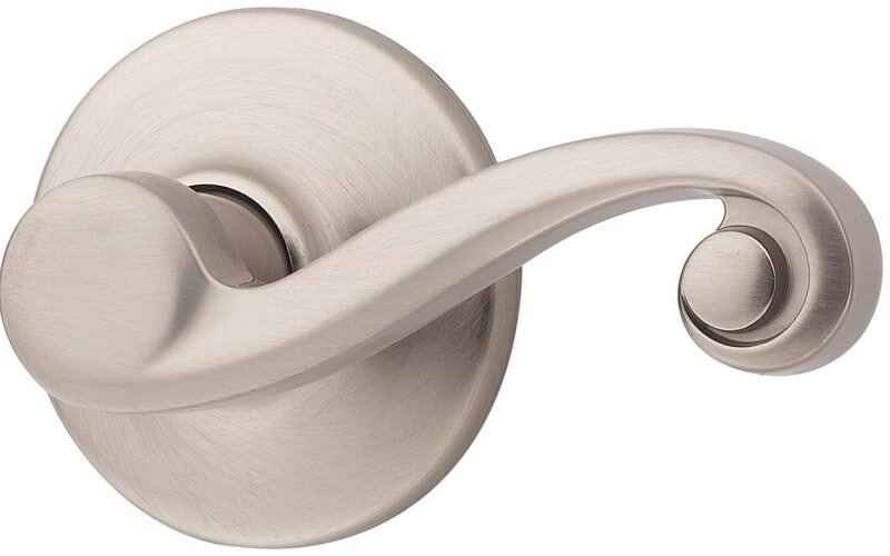 Kwikset 968LLLH-15V1 satin nickel interior pack single dummy