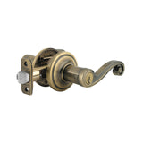 Kwikset 740LL-15AV1 antique nickel keyed entry lever