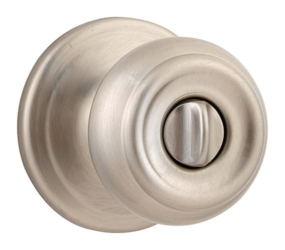 Kwikset 740PE-5SBB antique brass keyed entry door knob