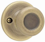 Kwikset 605T-5 antique brass interior pack double cylinder