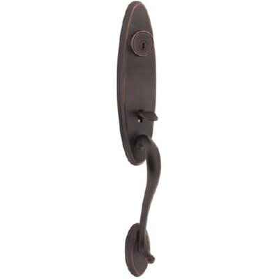 Kwikset 801WNLIP-11P venetian bronze double cylinder handleset