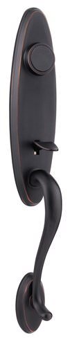 Kwikset 802WNLIP-15 satin nickel dummy handleset