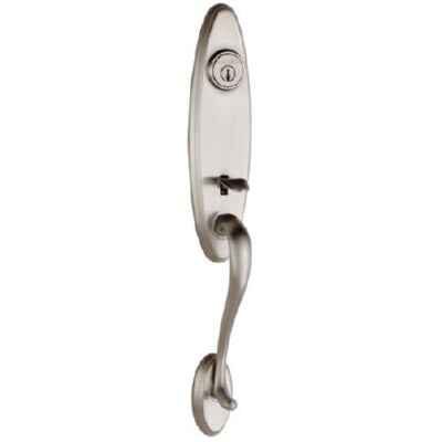 Kwikset 801WNLIP-15S satin nickel double cylinder handleset