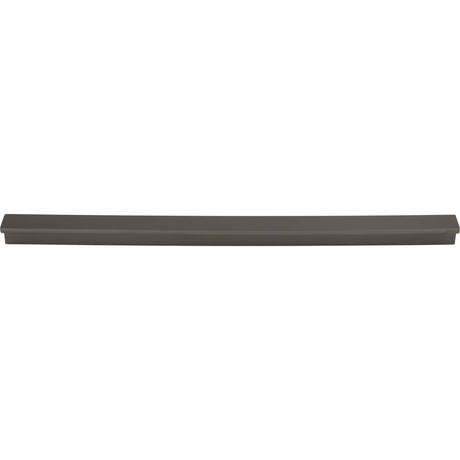Top Knobs TK1046AG Minetta 12" Center to Center Finger Pull Ash Gray