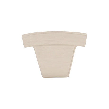 Top Knobs TK1BSN Arched 1 1/2" Length Bar Knob Brushed Satin Nickel
