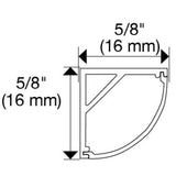 Task Lighting L-003-FR-90 angled housing lens