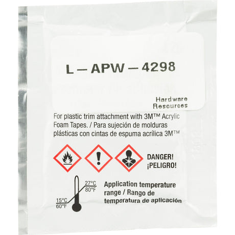 Task Lighting L-APW-4298 adhesion promoter wipe, front view