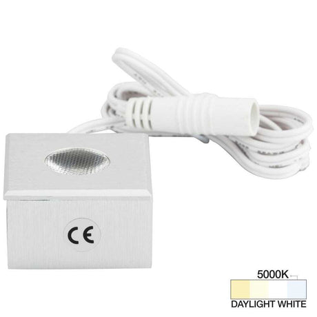 Task Lighting L-MS-CL-1BA-50 aluminum square mini puck light