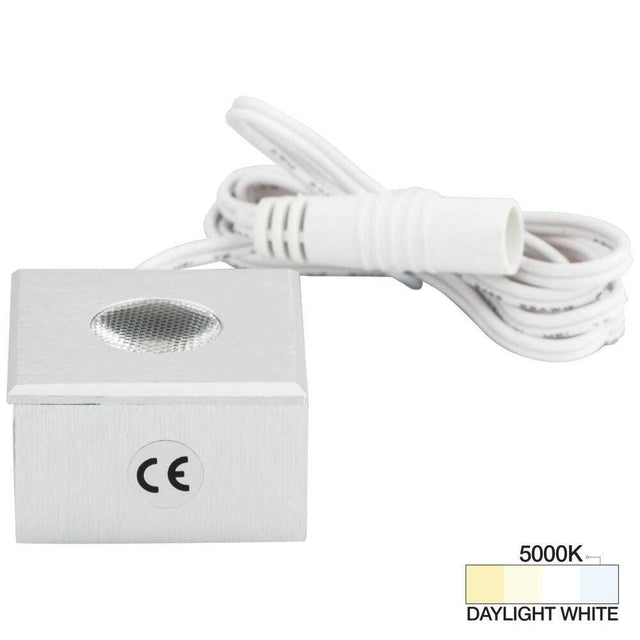 Task Lighting L-MS-CL-1BA-50 aluminum square mini puck light