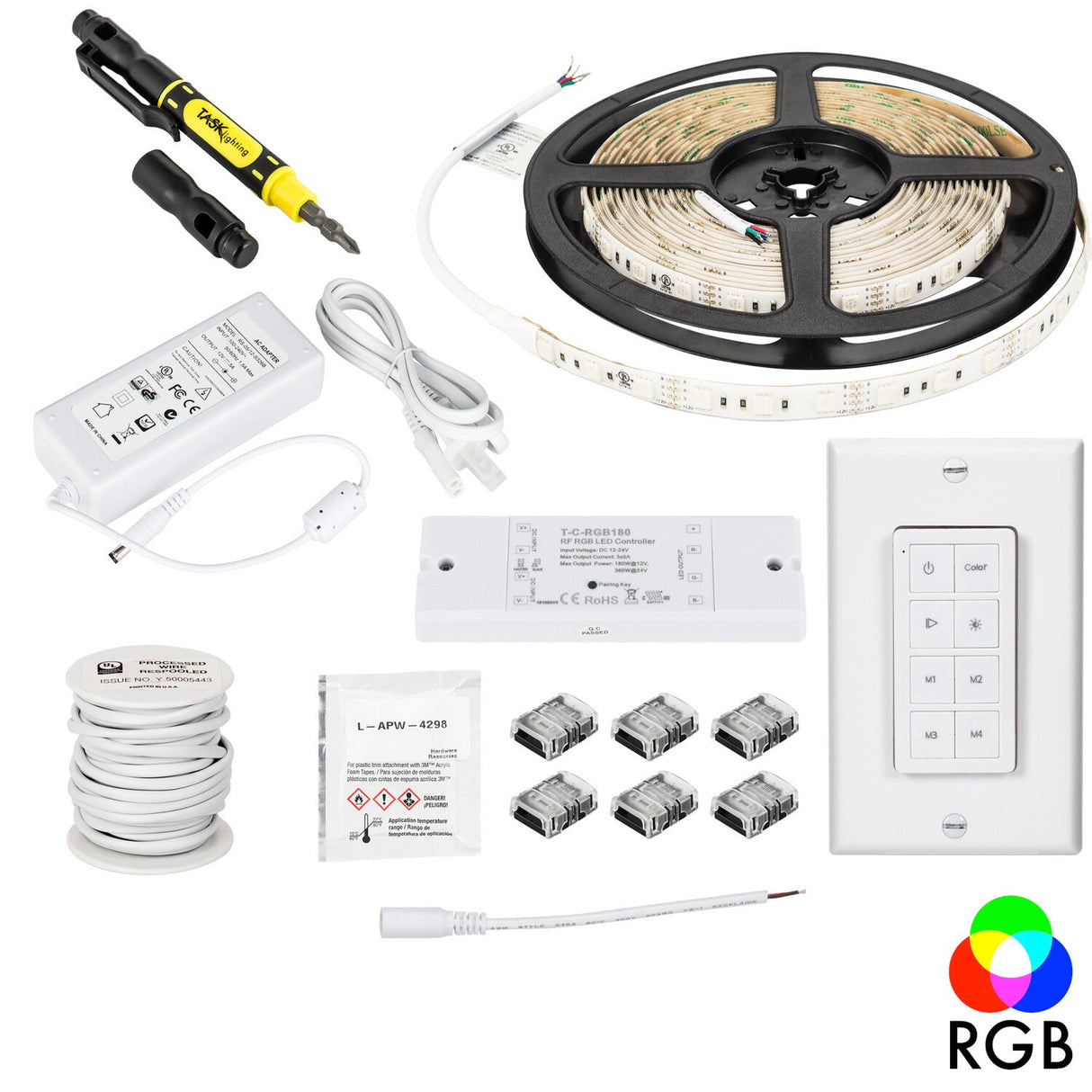 Task Lighting L-RGBK1Z1A-16 tape light kit