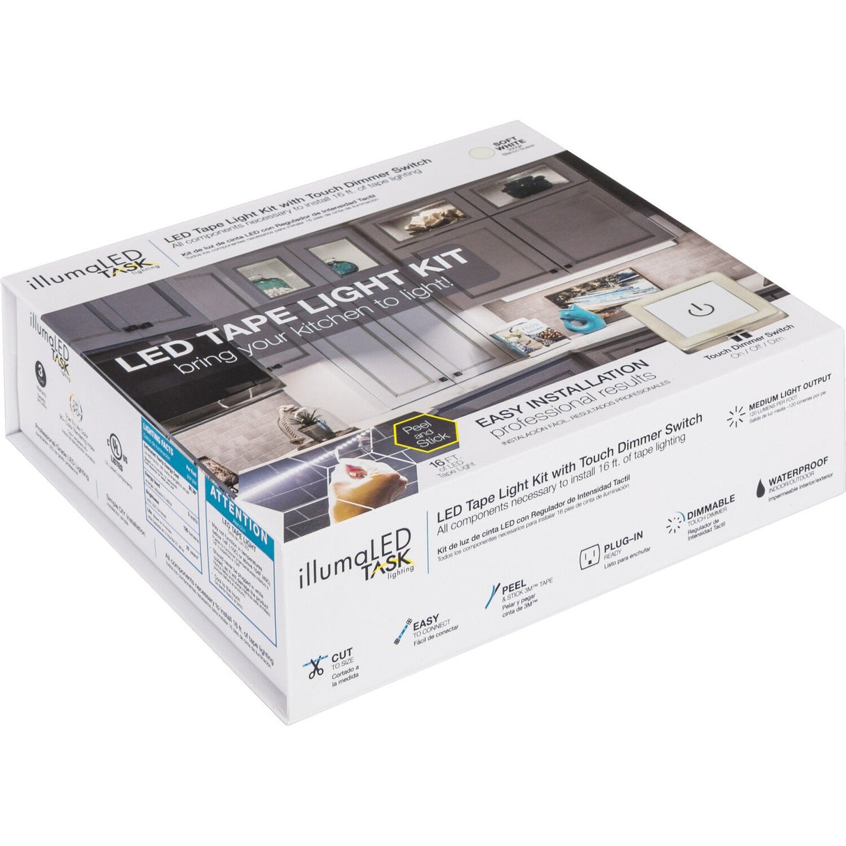 Task Lighting L-RTDK-16-30 tape light kit, additional view