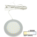 Task Lighting L-UT-FR-3SN-30 Ultra Thin Puck Light Satin Nickel