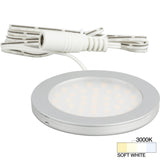 Task Lighting L-UT-FR-3SN-30 Ultra Thin Puck Light Satin Nickel