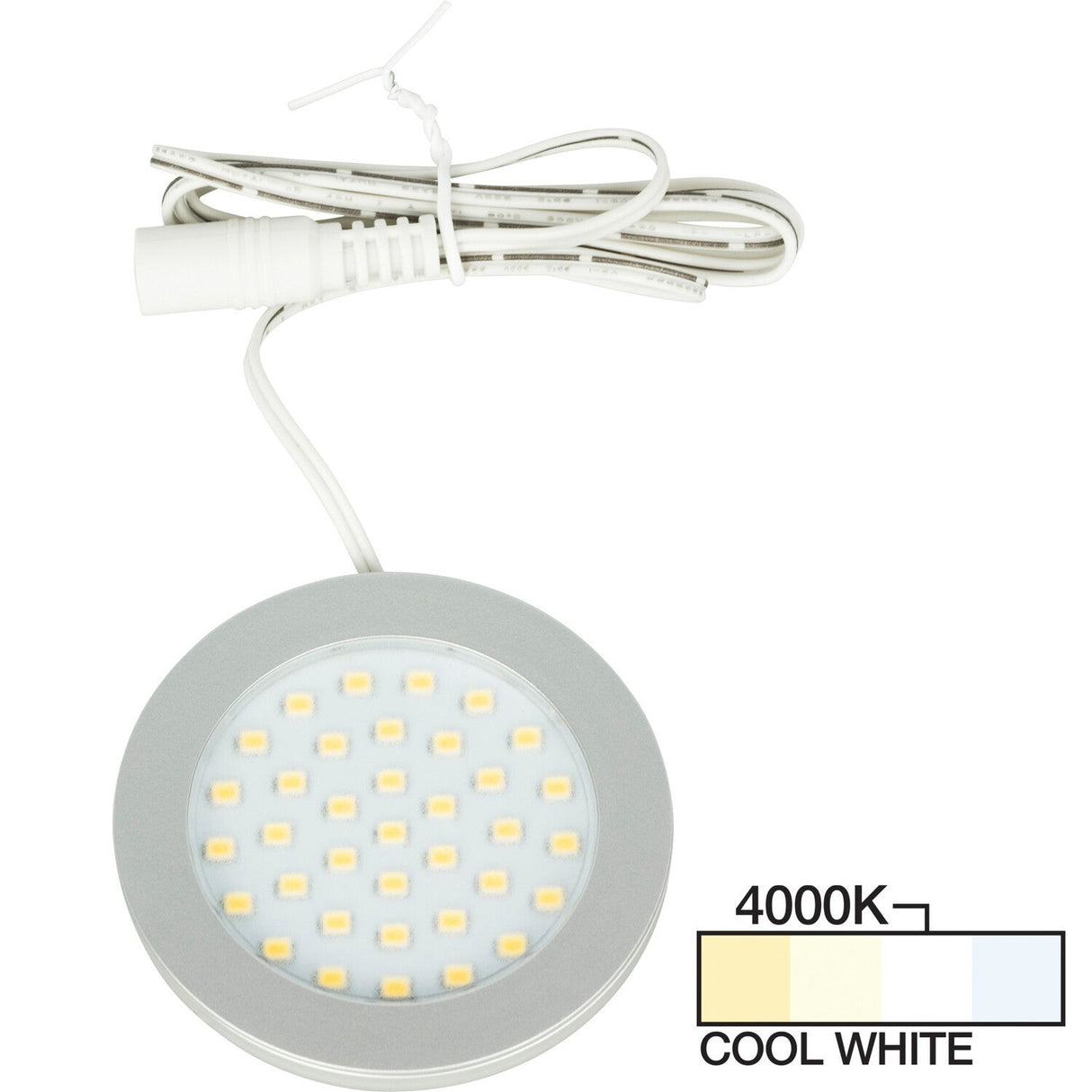 Task Lighting L-UT-FR-3SN-40 Ultra Thin Puck Light