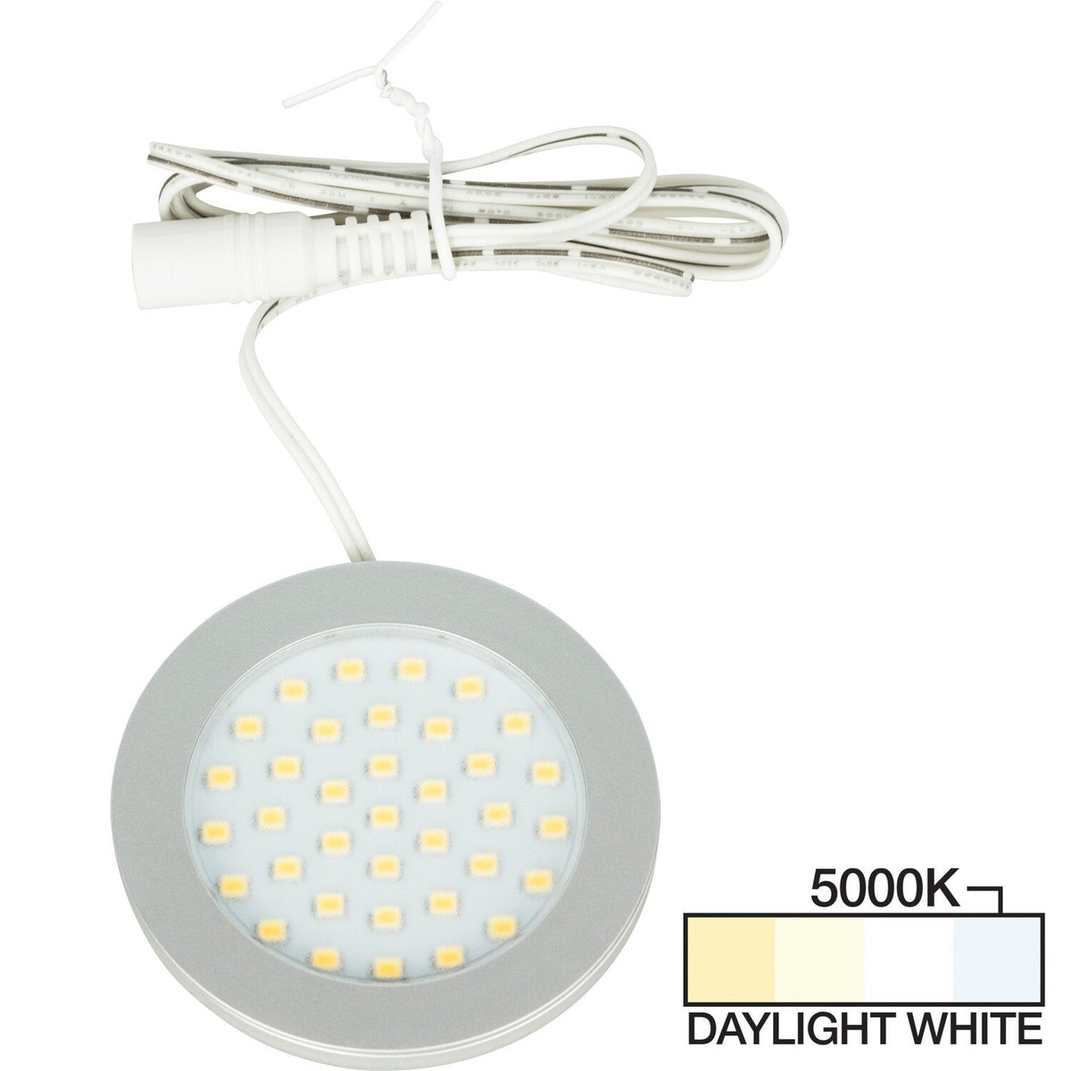 Task Lighting L-UT-FR-3SN-50 Ultra Thin Puck Light Satin Nickel