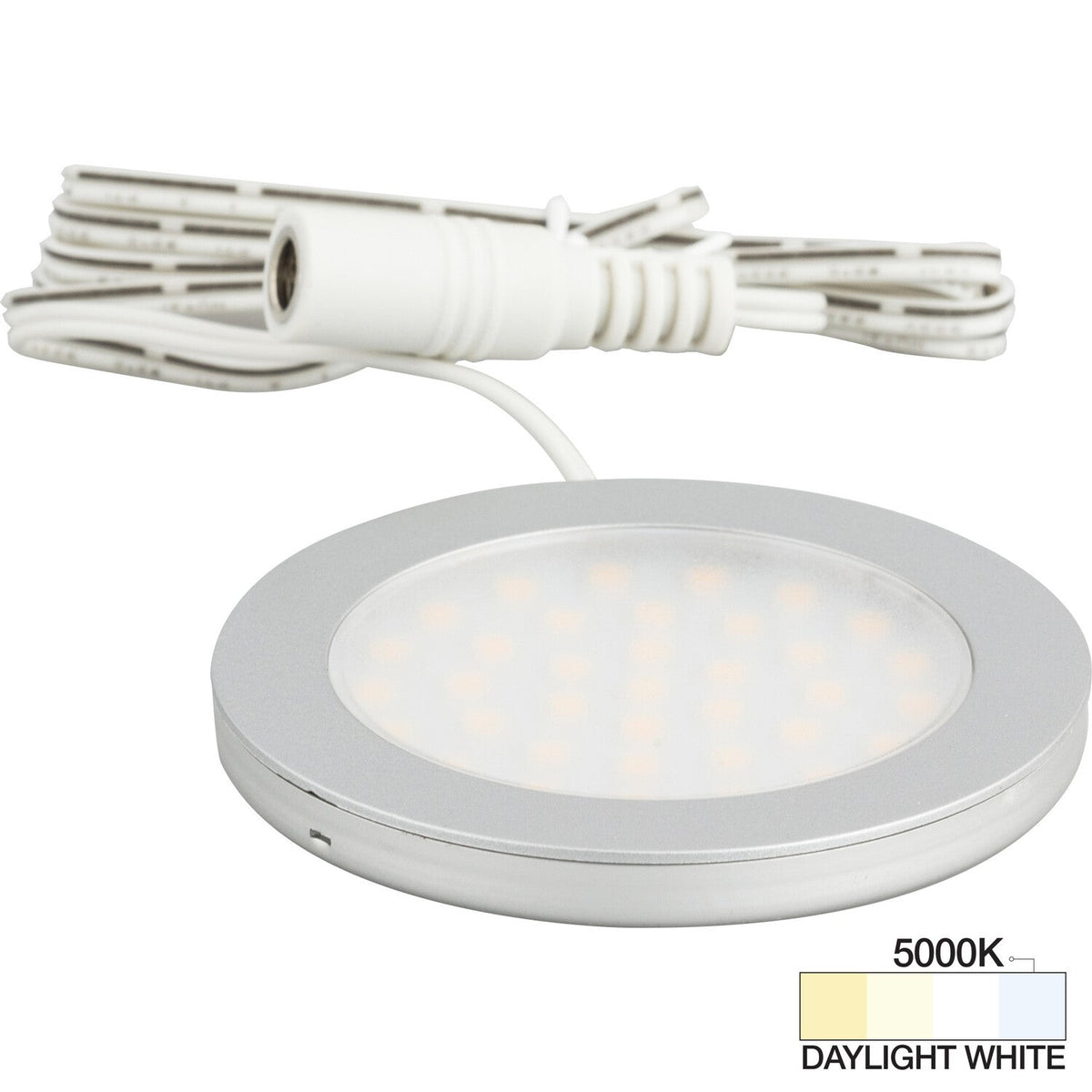Task Lighting L-UT-FR-3SN-50 Ultra Thin Puck Light Satin Nickel